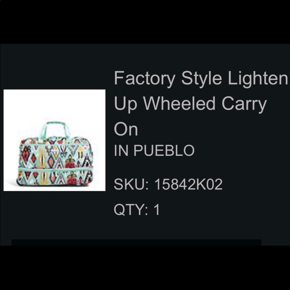 Vera Bradley Wheeled Carry-On